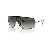 Ray - Ban Unisex RB3897 WINGS III 002/11 Gafas de sol Metal Negro Gris Cuadrada Normal Sombreado