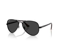 Ray-Ban Aviator Max Gafas De Sol Negro Montura Negro Lentes Polarizado 62-16