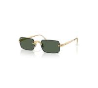 Ray - Ban Unisex Ray - Ban A$AP Rocky RB3928 001/71 Gafas de sol Metal Oro Verde Redonda Normal