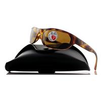 Ray Ban RB4033 642/47 60MM Gafas De Sol Polarizadas Auténticas Predator Carey