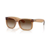 Ray - Ban Hombre RB4165 JUSTIN 681413 Gafas de sol Nylon Marrón Marrón Cuadrada Normal Sombreado