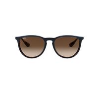 Ray - Ban Mujer RB4171 ERIKA 631513 Gafas de sol Inyectado Azul Marrón Pantos Normal Sombreado