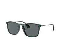 Ray - Ban Hombre RB4187 CHRIS 666381 Gafas de sol Inyectado Verde Gris Cuadrada Polarizado