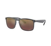 Ray - Ban Hombre RB4264 876/6B Gafas de sol Nylon Gris Violeta Cuadrada Polarizado