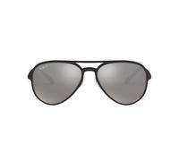 Ray - Ban Unisex RB4320CH 601S5J Gafas de sol Inyectado Negro Plata Piloto Polarizado