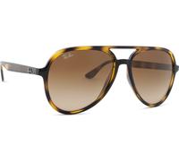 Ray - Ban Unisex RB4376 710/13 Gafas de sol Inyectado Tortuga Marrón Piloto Normal Sombreado