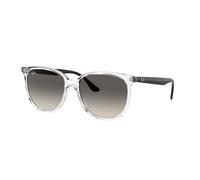 Ray - Ban Mujer RB4378 647711 Gafas de sol Inyectado Transparente Gris Cuadrada Normal Sombreado