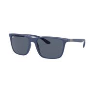 Ray - Ban Hombre RB4385 601587 Gafas de sol Ojeada Azul Gris Cuadrada Normal