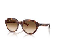Ray-Ban Gina Gafas De Sol Habana Claro Sobre Multicolor Montura Marrón Lentes 53-21