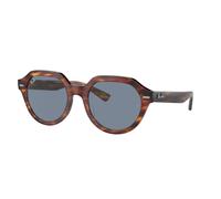 Ray-Ban Gina Gafas De Sol Habana A Rayas Montura Azul Lentes 53-21