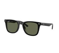 Ray - Ban Unisex RB4420 601/9A Gafas de sol Inyectado Negro Verde Cuadrada Polarizado Antirreflejo