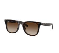 Ray - Ban Unisex RB4420 710/13 Gafas de sol Inyectado Tortuga Marrón Cuadrada Normal Sombreado