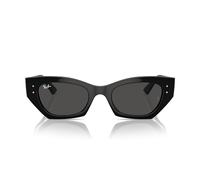Ray-Ban Rb4430f Zena Low Bridge Fit, Gafas Unisex Adulto, Negro/Gris Oscuro, 52 mm