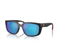 Ray - Ban Unisex RB4443M F602A1 Gafas de sol Ojeada Negro Cuadrada Polarizado