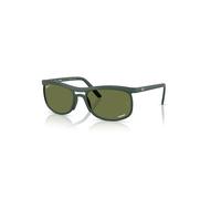 Ray-Ban Rb4452 Polarized+ Lenses Liteforce Gafas De Sol Verde Arena Montura Verde Lentes Polarizado 56-20