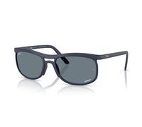 Ray-Ban Rb4452ch Chromance Liteforce Gafas De Sol Azul Oscuro Arena Montura Azul Lentes Polarizado 59-20