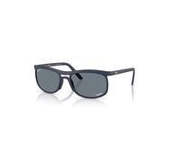 Ray-Ban Rb4452ch Chromance Liteforce Gafas De Sol Azul Oscuro Arena Montura Azul Lentes Polarizado 56-20
