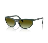 Ray - Ban Unisex RB4453 6016E8 Gafas de sol Ojeada Verde Marrón Pillow Normal Sombreado