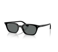 Ray - Ban Unisex RB4456 ZAYA 667781 Gafas de sol Inyectado Negro Gris Pillow Polarizado