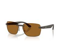 Ray - Ban Unisex Ray - Ban RB4470CH 6124BB Gafas de sol Ojeada Marrón Bronce Geométrico Polarizado