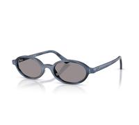 Ray - Ban Unisex Ray - Ban RB4472 6855/1 Gafas de sol Inyectado Azul Gris Redonda Normal