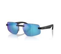 Ray - Ban Unisex Ray - Ban RB4475CH 601SA1 Gafas de sol Ojeada Negro Verde Geométrico Polarizado
