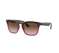 Ray-ban rb4487 gafas, verde sobre rojo transparente/marrón degradado,