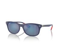 Ray-Ban Rb4607m Scuderia Ferrari Collection Gafas De Sol Azul Montura Gris Lentes Polarizado 55-17