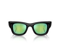 Ray - Ban Unisex Ray - Ban RB4940 WAYFARER PUFFER 601/8N Gafas de sol Nylon Negro Verde Cuadrada Espejo