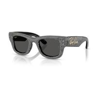 Ray - Ban Unisex Ray - Ban A$AP Rocky RB4940BP WAYFARER PUFFER 686587 Gafas de sol Nylon Negro Cuadrada Normal
