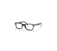 Ray-Ban Rb5228 Optics Marrón Montura Transparente Lentes Polarizado 53-17
