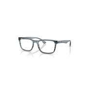 Ray-Ban Rb5279 Optics Azul A Rayas Montura Transparente Lentes Polarizado 55-18