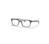 Ray-Ban Rb5375 Optics Gris A Rayas Montura Transparente Lentes Polarizado 53-18