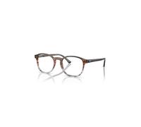 Ray-Ban Rb5417 Optics Marrón Y Rojo A Rayas Montura Transparente Lentes Polarizado 50-19
