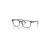 Ray-Ban Rb5418 Optics Gris Y Azul A Rayas Montura Transparente Lentes Polarizado 56-19