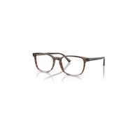 Ray-Ban Rb5418 Optics Marrón Y Rojo A Rayas Montura Transparente Lentes Polarizado 56-19