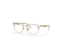 Ray-Ban Rb6396 Optics Oro Cepillado Montura Transparente Lentes 53-19