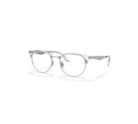 Ray-Ban Rb6396 Optics Plateado Montura Transparente Lentes Polarizado 53-19
