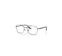 Ray-Ban Rb6485 Optics Negro Sobre Transparente Montura Transparente Lentes Polarizado 55-19