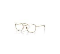 Ray-Ban Rb6496 Optics Oro Arista Montura Transparente Lentes Polarizado 51-20