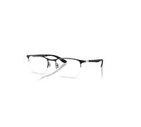 Ray-Ban Rb6513 Optics Negro Mate Montura Transparente Lentes Polarizado 55-20