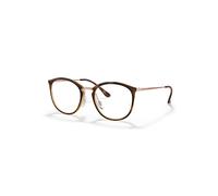 Ray-Ban Rb7140 Optics Bronce/cobre Montura Transparente Lentes 51-20