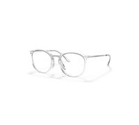 Ray-Ban Rb7140 Optics Plateado Montura Transparente Lentes 49-20