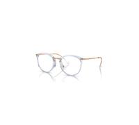 Ray-Ban Rb7140 Optics Rose Gold Montura Transparente Lentes Polarizado 51-20