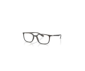 Ray-Ban Rb7208 Optics Marrón Montura Transparente Lentes Polarizado 52-18