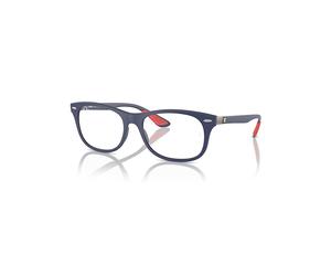 Ray-Ban Rb7307m Optics Scuderia Ferrari Collection Azul Montura Transparente Lentes Polarizado 55-17