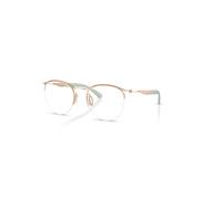Ray-Ban Rb7553 Optics Rose Gold Montura Transparente Lentes Polarizado 52-20