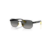 Ray-Ban Rb8329m Scuderia Ferarri Collection Gafas De Sol Negro Mate Montura Gris Lentes 59-19