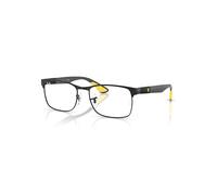 Ray-Ban Rb8425m Optics Scuderia Ferrari Collection Negro Mate Montura Transparente Lentes Polarizado 55-17