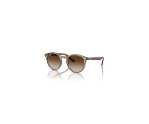 Ray-Ban Rb9064s Kids Gafas De Sol Rojo Montura Marrón Lentes 44-19